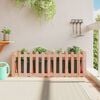 vidaXL Garden Raised Bed Natural Wood Solid Douglas Fir wood