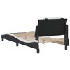 vidaXL Bed Frame Black and White
