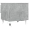vidaXL Coffee Table Concrete Gray Engineered Wood, Metal