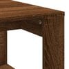 vidaXL Coffee Table Brown Oak Engineered Wood 40.2 x 19.7 x 13.8 in