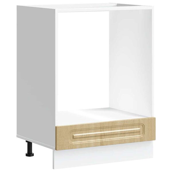 vidaXL Oven Cabinet Sonoma Oak Engineered Wood Compact Adjustable Feet