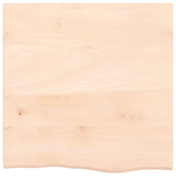 vidaXL Bathroom Countertop 23.6x23.6x0.8" Untreated Solid Wood