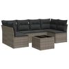 vidaXL Garden Sofa Set Grey