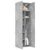 vidaXL Storage Cabinet Concrete grey Engineered wood Tall Modern
