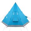 vidaXL Camping Tent Tipi 4-Person Blue Waterproof