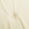 vidaXL Garden Bench Cushion Cream Oxford fabric 59.1 x 19.7 x 1.6 in