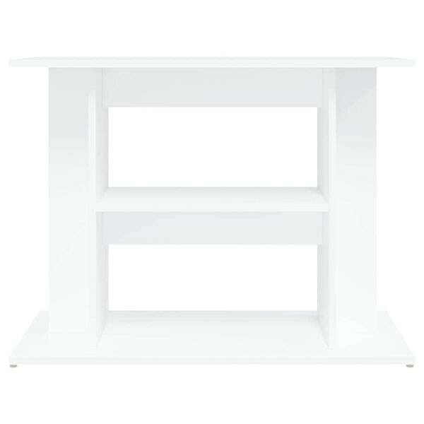 vidaXL Aquarium Stand White Engineered wood Medium Aquarium Stand