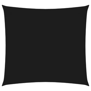 vidaXL Sunshade Sail Oxford Fabric Square 14.8x14.8' Black