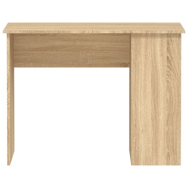 vidaXL Desk Sonoma Oak Engineered Wood Medium Desk Rectangular