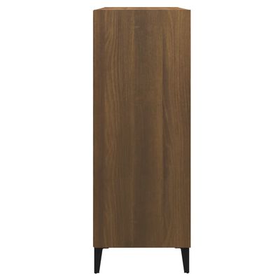 vidaXL Sideboard Brown Oak 27.4"x12.8"x35.4" Engineered Wood