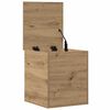 vidaXL Storage Box with Storage Artisan Oak 15.75 x 16.54 x 18.11 in