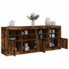 vidaXL Sideboard Smoked oak Engineered wood Large Sideboard