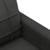 vidaXL Sofa Set Black Fabric (100% polyester), metal, plywood Standard