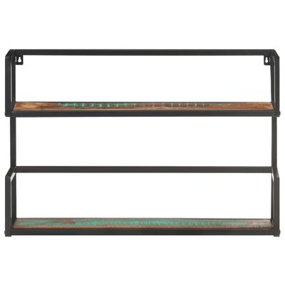vidaXL Wall Shelf 23.6"x7.9"x23.6" Solid Reclaimed Wood