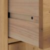 vidaXL Side Cabinet Honey Solid pine wood with engineered wood Medium