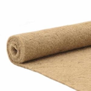 vidaXL Hemp Mat Natural 100% Organic Hemp 1.6x3.3 ft Durable