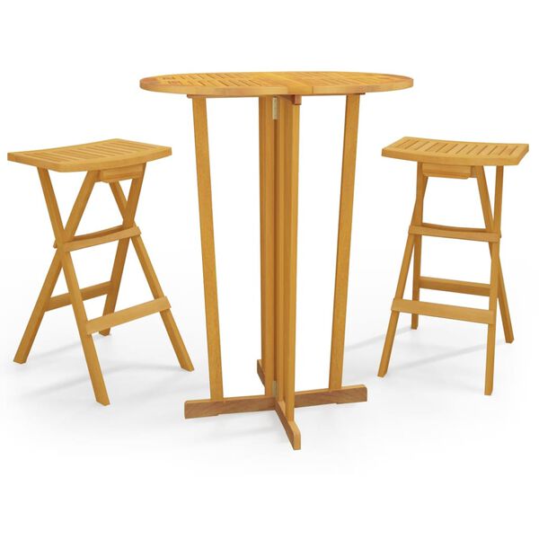 vidaXL Bar Set Warm Teak