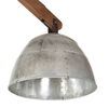 vidaXL Ceiling Lamp Vintage silver Iron and solid mango wood
