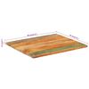 vidaXL Table Top Various wood tones Solid reclaimed wood 27.6 x 31.5 in