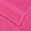 vidaXL Sauna Towel Set of 2 Pink 100% Cotton Extra Long Sauna Towel