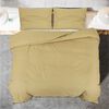 vidaXL Duvet Cover Set Taupe Microfiber (100% polyester) 102.4 x 94.5 in