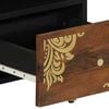vidaXL TV Cabinet with Drawer Honey Brown 27.56 x 12.99 x 18.11 in