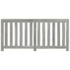 vidaXL Radiator Cover Grey Sonoma 68.9x7.9x32.3" Engineered Wood