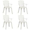 vidaXL Bistro Set Strong Bistro Set Round Classic Outdoor Dining Set