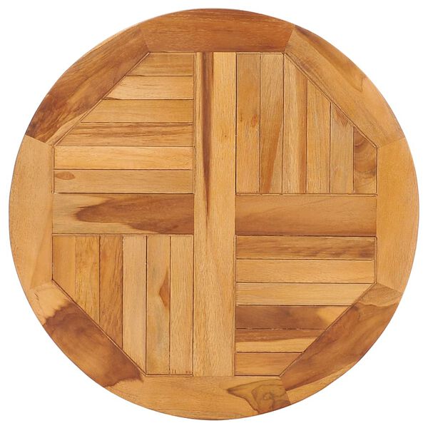 vidaXL Table Disk Teak Smooth teak hardwood A good size Swivel