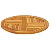 vidaXL Table Top Natural wood Solid acacia wood 23.6 inch diameter