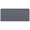 vidaXL Planter Anthracite Cold-rolled steel Large Decorative Inlays