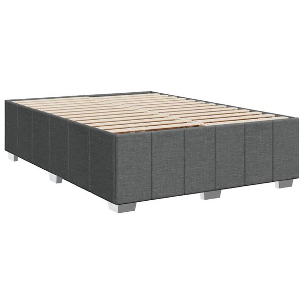 vidaXL Bed Frame Dark Grey