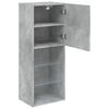 vidaXL TV Cabinet Concrete Grey Engineered Wood Medium TV Cabinet