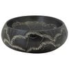 vidaXL Countertop Basin Black Oval 23.2x15.7x5.9" Ceramic