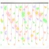 vidaXL Curtain Icicle Light Colorful Plastic, Copper 32.8ft long