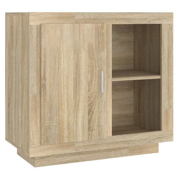vidaXL Sideboard Sonoma Oak 31.5"x15.7"x29.5"