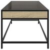 vidaXL Coffee Table Sonoma Oak Engineered wood, glass, metal Medium