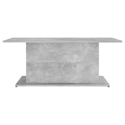 vidaXL Coffee Table Concrete Gray 40.2"x21.9"x15.7" Engineered Wood
