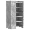 vidaXL Shoe Cabinet Concrete grey Engineered wood Medium Rectangular