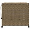 vidaXL Laundry Basket with Wheels 26.0x13.8x23.6" Rattan