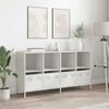 vidaXL Sideboard White Cold-rolled Steel Medium Sideboard Rectangular
