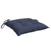 vidaXL Chair Cushion Set of 6 Navy Blue Oxford fabric (100% polyester)