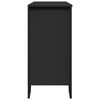 vidaXL Sideboard Black Engineered wood 39.8x14.0x29.3 in Sideboard