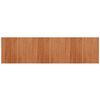 vidaXL Rug Brown Bamboo, Polypropylene 31.5 x 118.1 in Rug Rectangular