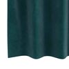vidaXL Blackout Curtains 2 pcs Dark Green 55.12 x 88.58 in Velvet