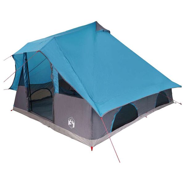vidaXL Tipi Tent with Roof Blue 140.94 x 116.54 x 101.57 in Taffeta