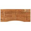 vidaXL Desk Top Natural Solid Acacia wood 55.1 x 23.6 x 1.0 in Durable