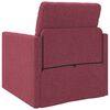 vidaXL Sofa Bed Wine Red 29.13 x 30.31 x 31.89 in Fabric