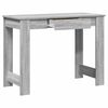 vidaXL Desk Grey Sonoma Engineered Wood Medium Desk Rectangular