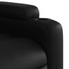 vidaXL Stand Up Massage Recliner Chair Black Faux leather, metal, plywood